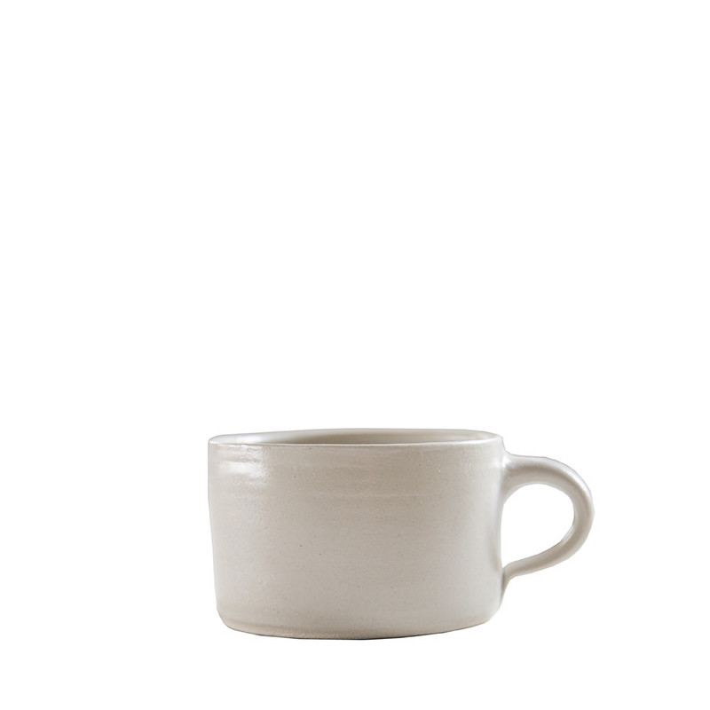 Tasse a te cylindrique en gres d10 h7 cm
