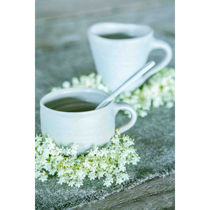 Tasse a te cylindrique en gres d10 h7 cm