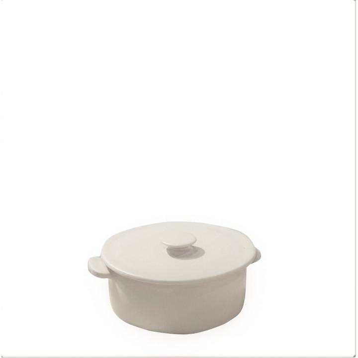 Cocotte tonda con coperchio d 14 h 6,5 cm