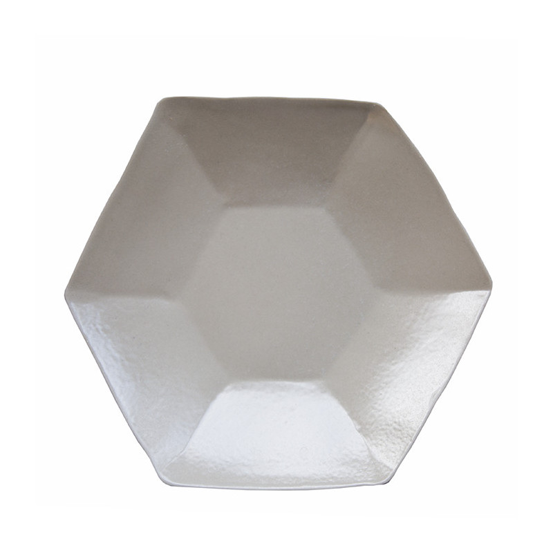 Hexagonal plate d39 cm