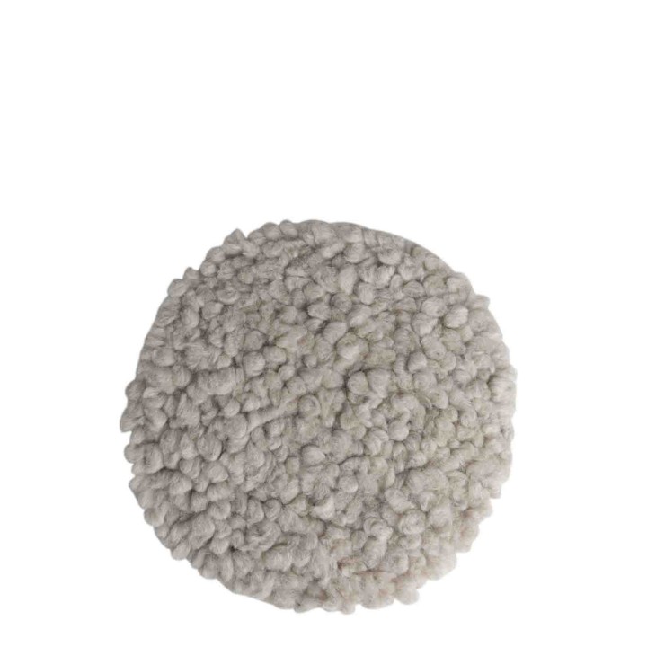 Cuscino nodini pecora in feltro grigio handmade d36 cm