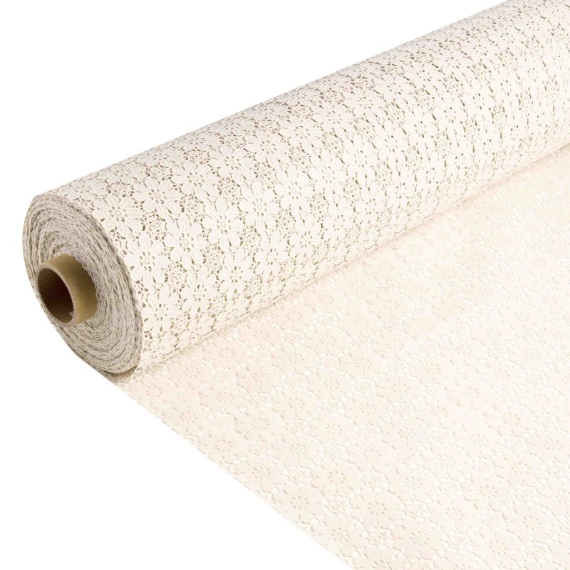 Rouleau impermeable en vinyle sand decoration florale 20m x 50 cm