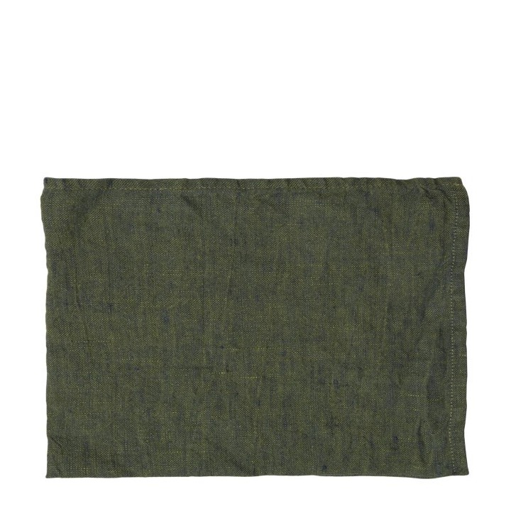 Set de table americain en 100% lin couleur vert 35 x 50 cm