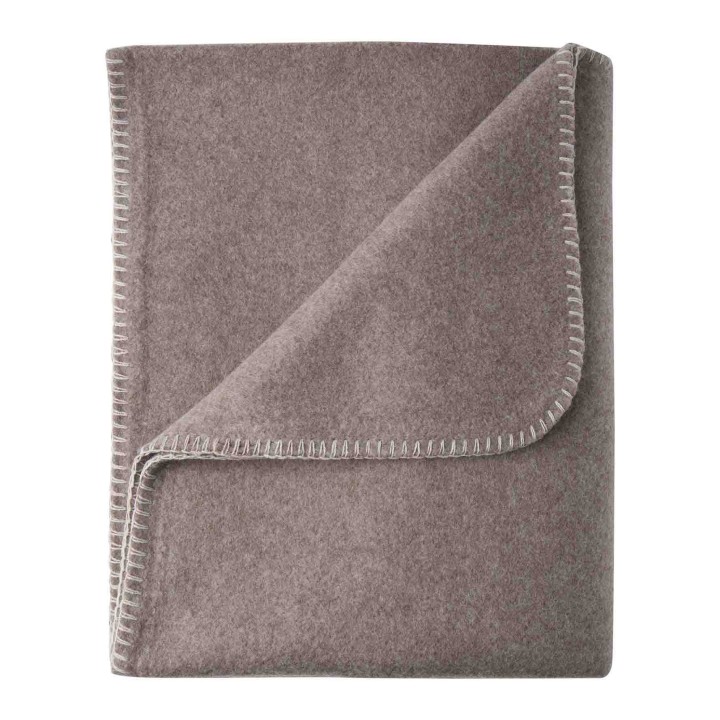 Coperta pile colore brown 160 x 200 cm