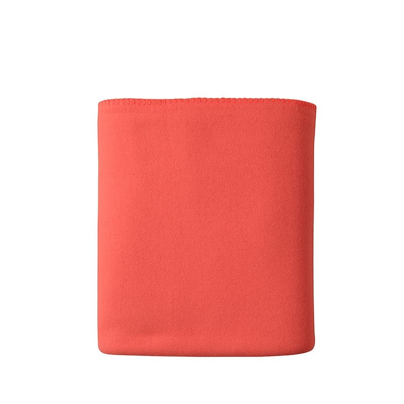Orange pile blanket 130 x 170 cm