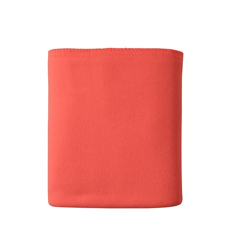Couverture en polaire couleur orange 130 x 170 cm