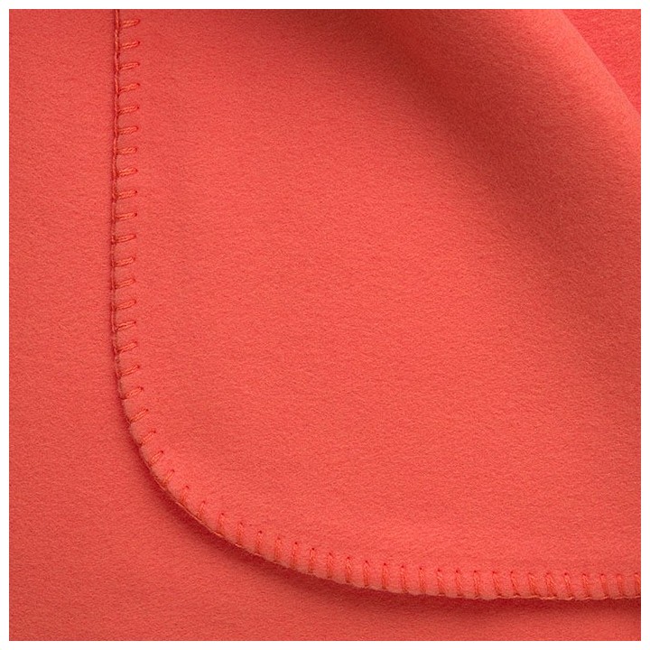 Coperta pile colore arancio 130 x 170 cm