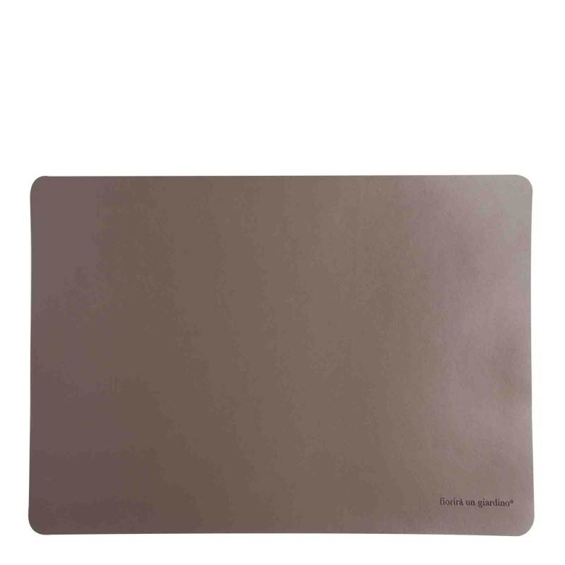 Tovaglietta similpelle tortora 32 x 45 cm