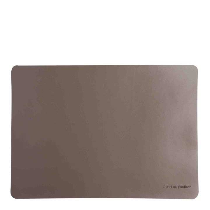 Tovaglietta similpelle tortora 32 x 45 cm