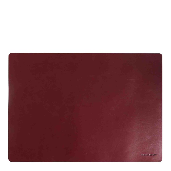 Tovaglietta similpelle bordeaux vino 32 x 45 cm