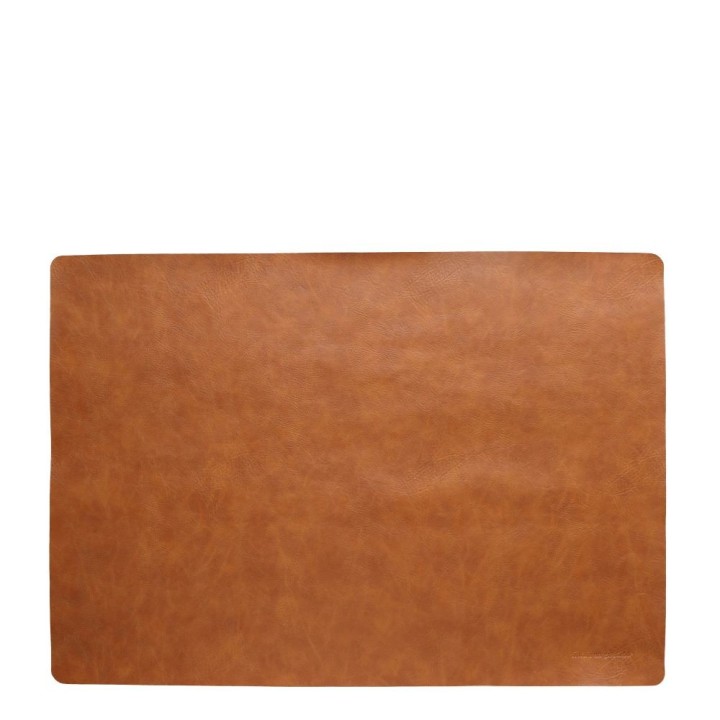 Tovaglietta similpelle tabacco vintage 32 x 45 cm