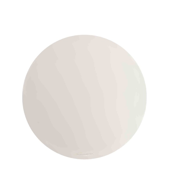 Sous-plat en faux cuir creme d33 cm