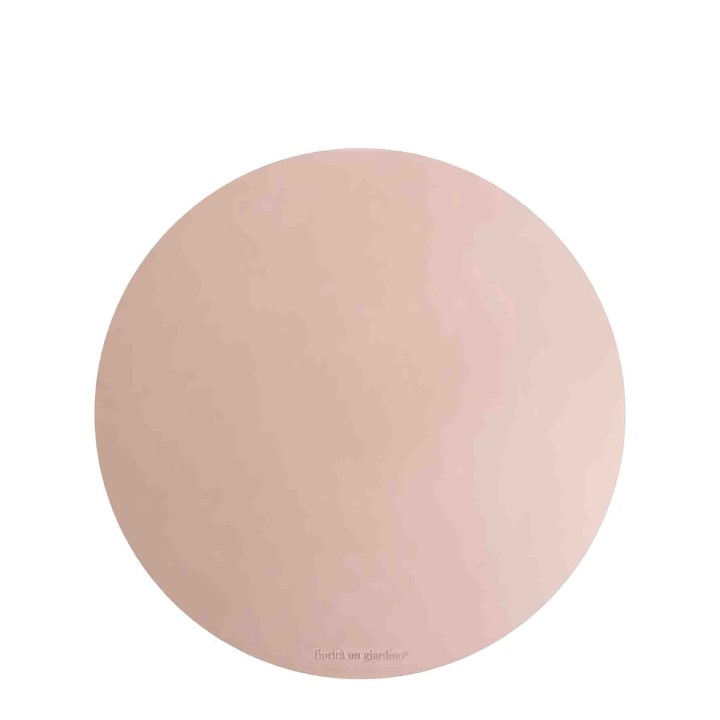 Powder leather look underplate d33 cm