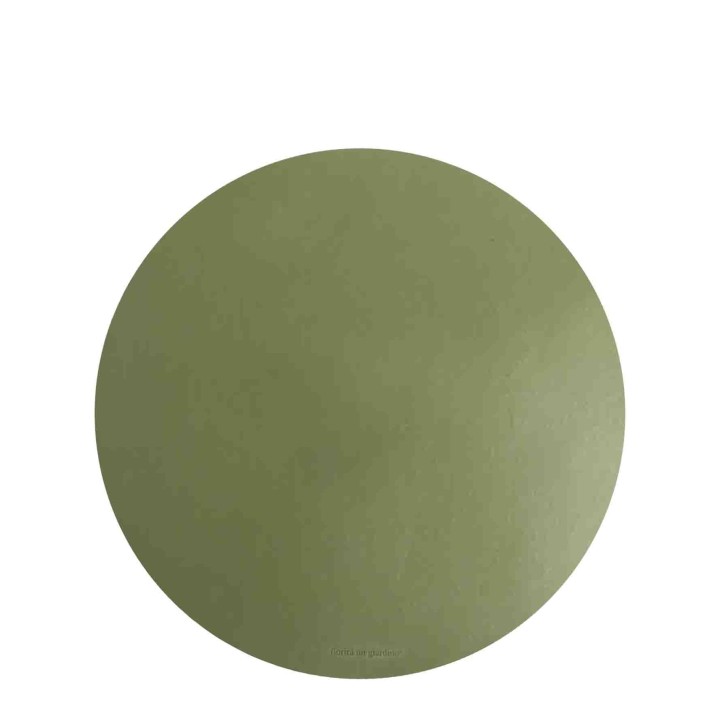 Sottopiatto similpelle verde d33 cm