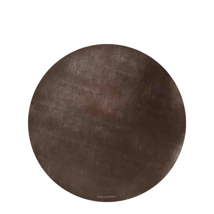 Sottopiatto similpelle ottone d33 cm