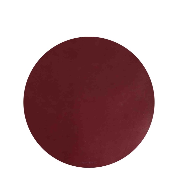 Bordeaux leather look underplate d33 cm