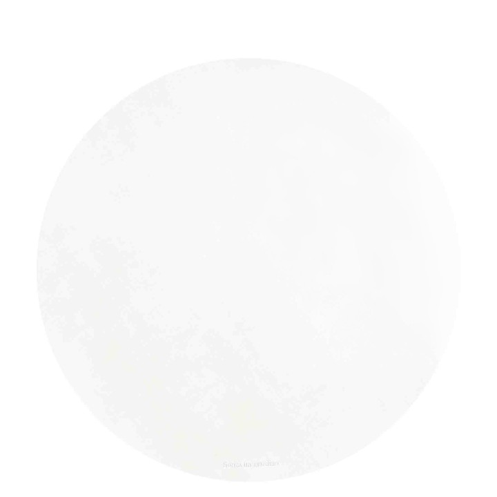 White leather look underplate d38 cm