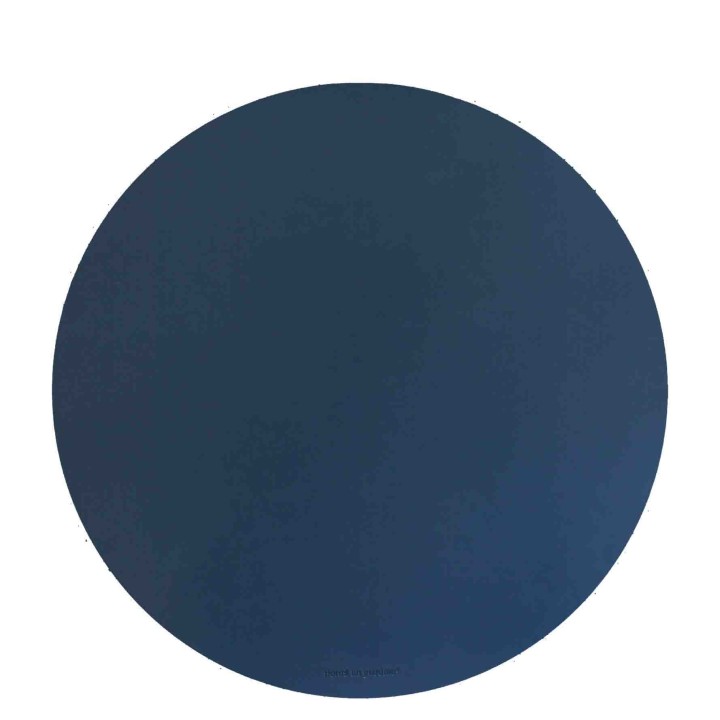 Sous-plat en faux cuir bleu d38 cm
