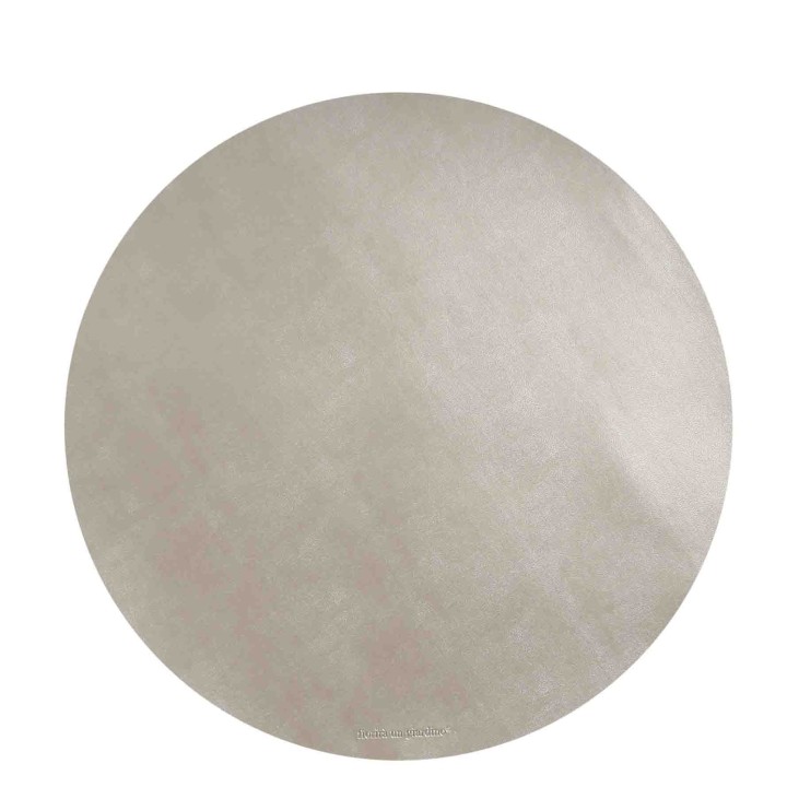 Pearl leather look underplate d38 cm