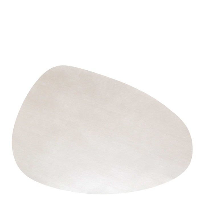 Tovaglietta goccia similpelle off white 33 x 47 cm