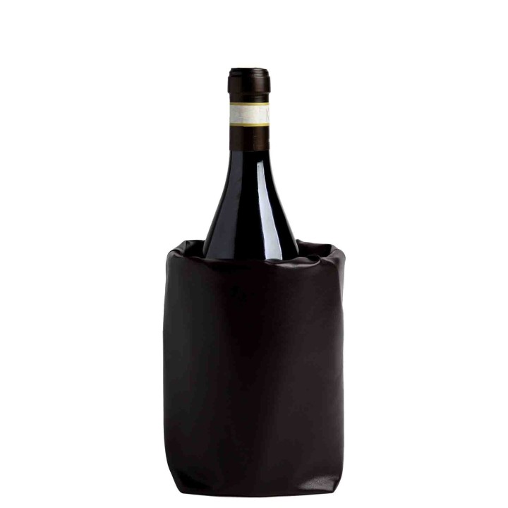 Glacette refrigerante similpelle coffee 10 x 10 h17 cm