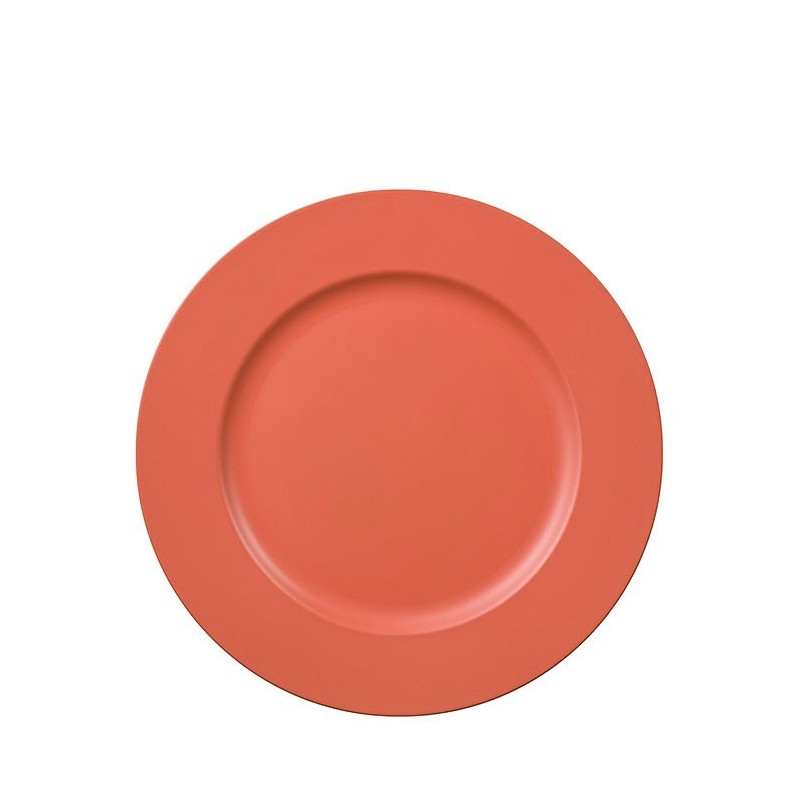 Sottopiatto in plastica arancio d33 cm