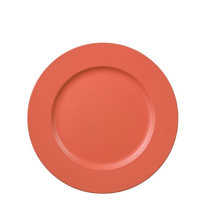 Sous-plat en plastique couleur orange d33 cm