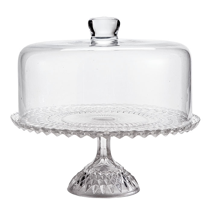 Plat Gateau Sur Pied En Verre Cloche Diamant Plat Gateau Sur Pied En Verre Cloche Diamant