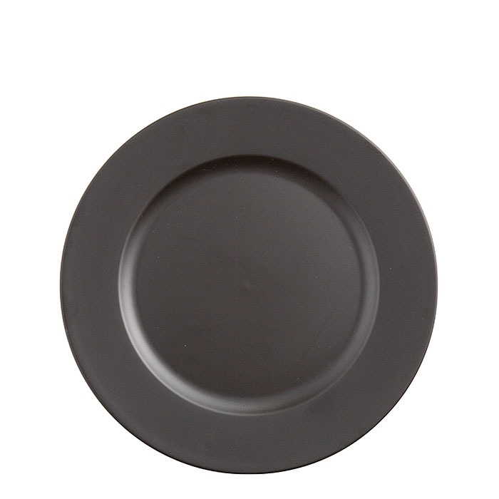 Sottopiatto in plastica nero d33 cm