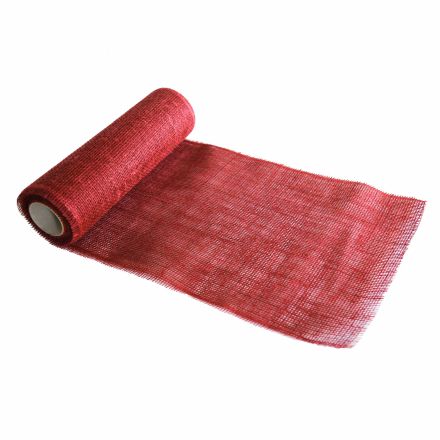 50CM X 25MT ROSSO ROTOLO TULLE - Tulle e Organza - Prodotti 